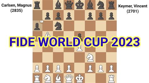 Carlsen Magnus Keymer Vincent Fide Wolrd Cup Youtube