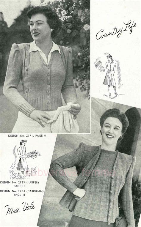 Entire Sun Glo Knitting Book 65 Larger Fittings 9 Designs C 1942