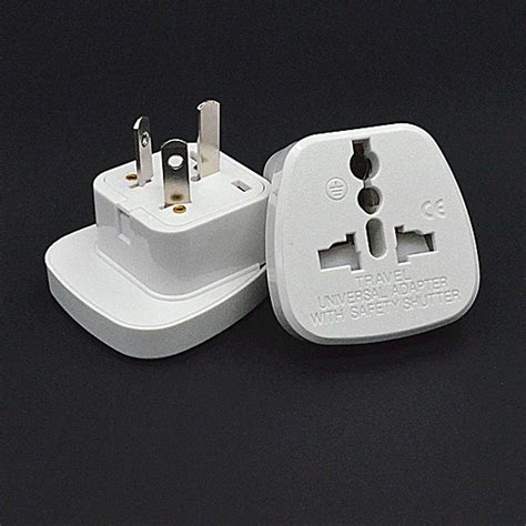 white black 3pin AU Australia New Zealand Power Converter Electric Plug power Socket Adapter US ...