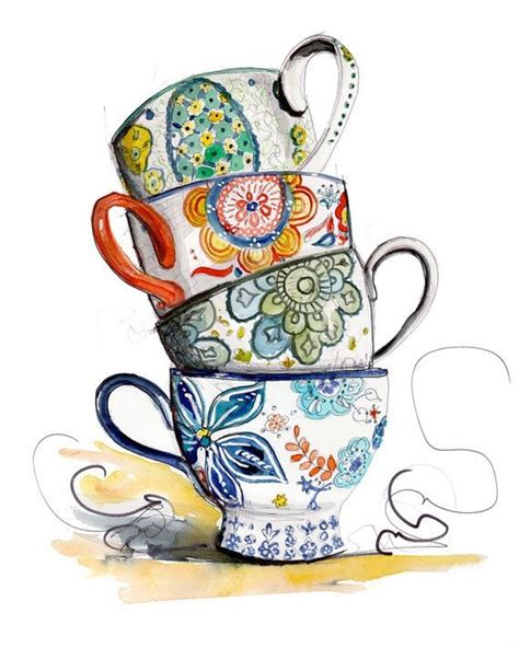 Dessin Tasse De The