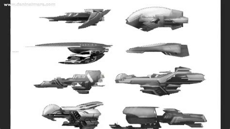 Future Spaceships Concept Art