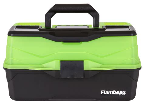 Flambeau Outdoors 6383fg Classic Three Tray Tackle Box Green Plastic