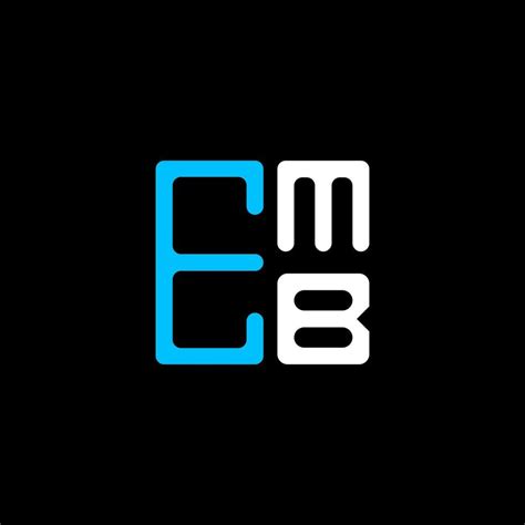 emb letter logo creative design  vector graphic emb simple