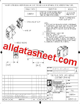 CJ688TG Datasheet(PDF) - PANDUIT CORP.
