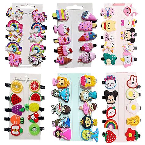 Buy CS Beauty Assorted Mix Design Hair Clips - For Kids Online at Best ...