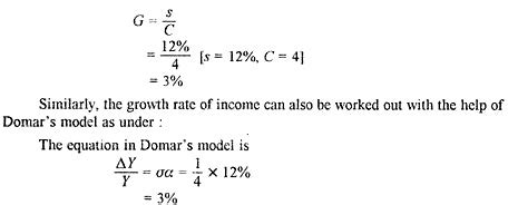 Role of Harrod-Domar Models in Less Developed Countries