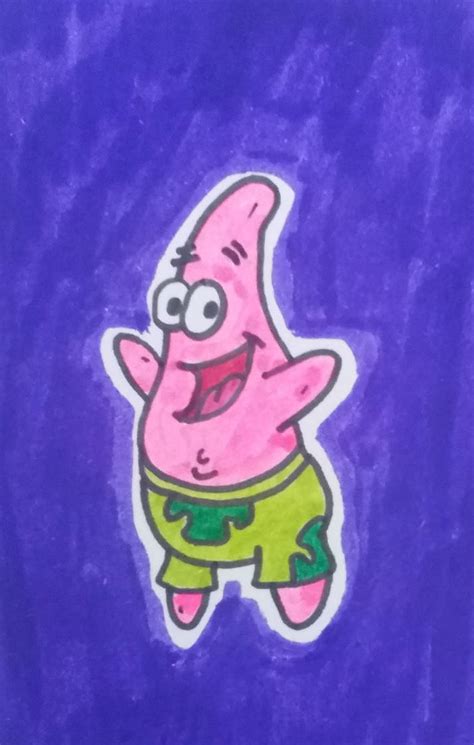 Patrick Star drawing. by mayoosofisan2 on DeviantArt