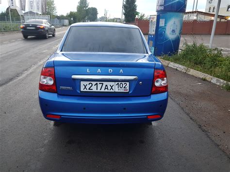 Выхлопная система стингер — Lada Приора седан, 1,6 л, 2018 года ...