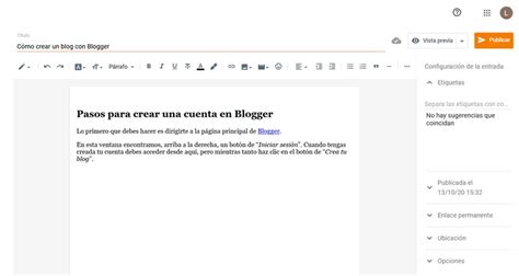 C Mo Crear Un Blog En Blogger Profe Beto