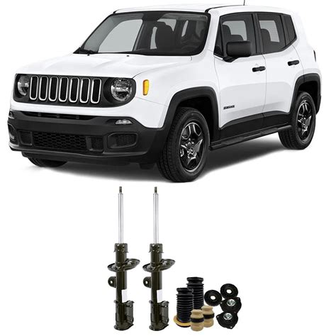 Amortecedor Kit Batente Jeep Renegade Dianteiro 2015 Até 2020 O Par