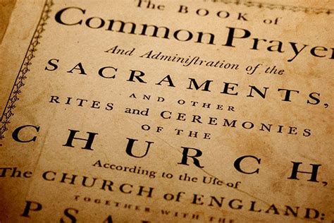 Evangelicals And The Book Of Common Prayer