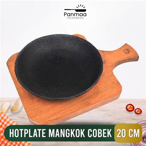 Jual Panmaa Cast Iron Hot Plate Steak Piring Steak Mangkok Cobek