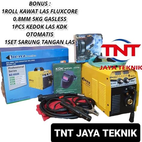 Jual BENZ MESIN LAS CO2 MIG TIG MMA 160 TRAFO LAS CO2 INVERTER