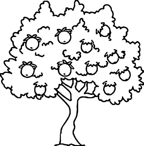 Apple Tree Drawing | Free download on ClipArtMag