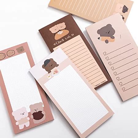 Amazon Perkoop Pcs Kawaii Stationary Set Bear Theme Stationery