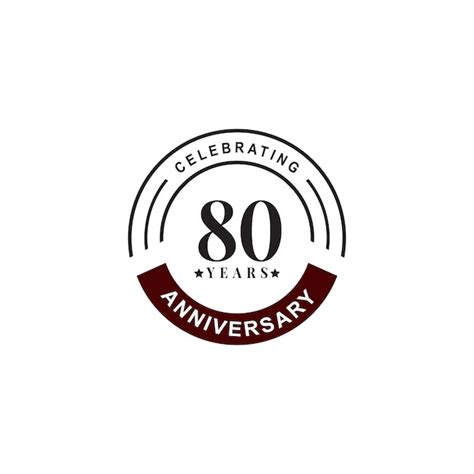 Premium Vector Th Year Celebrating Anniversary Emblem Logo Design