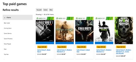 Старые части шутеров Call of Duty c Xbox 360 возглавили чарт самых ...