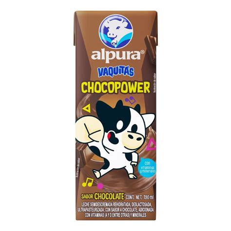 Leche Alpura Vaquitas Sabor Chocolate Ml Walmart