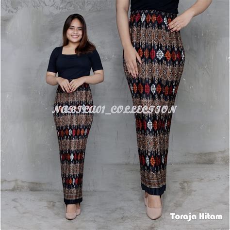 Jual Motif Part Rok Plisket Batik Panjang Rok Batik Rok