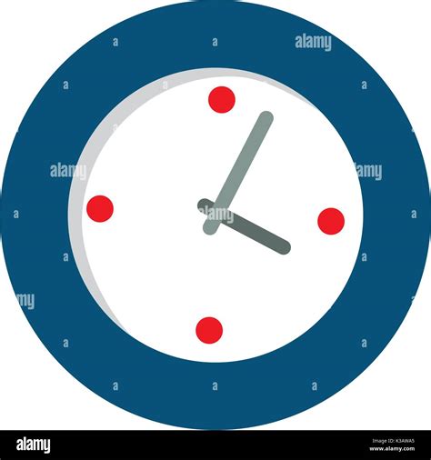 wall clock vector illustration Stock Vector Image & Art - Alamy 