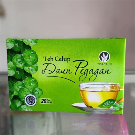 Jual Teh Celup Daun Pegagan Tiga Daun Ud Raya Kudus Isi Shopee