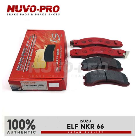 Nuvo Pro Brake Pad Front Izusu ELF NKR 66 VAX 362WK SET Lazada PH