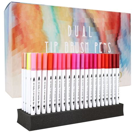 Buy Gc Dual Tip Brush Pen Coloring Markers Set Flexible Brush