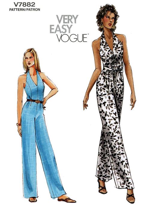 Halter Jumpsuit Sewing Pattern