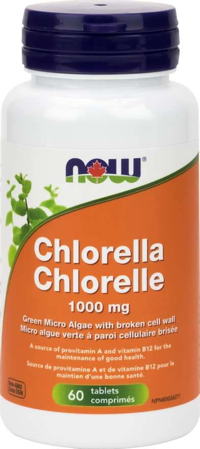 Now Chlorella 1,000 mg 120 Tablets – Natural Focus Health
