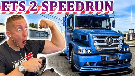 ETS 2 Speedrun MERCEDES Atron Mit Container Kopf An Kopf Mit Hi2er