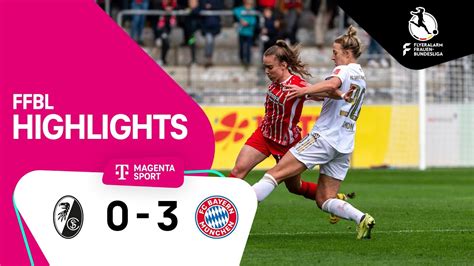 Sc Freiburg Fc Bayern M Nchen Highlights Flyeralarm Frauen