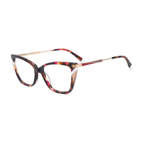 Gd Popular Model Custom Logo Acetate Eyeglasses Women Optical Frames