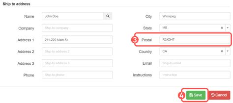 Delivery address: Invalid address postal code format [Solution ...