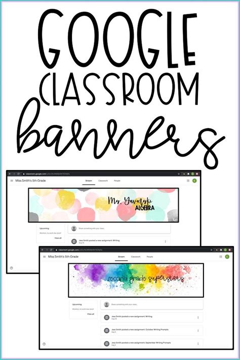 Google Classroom Banners | Google classroom, Classroom banner, Classroom