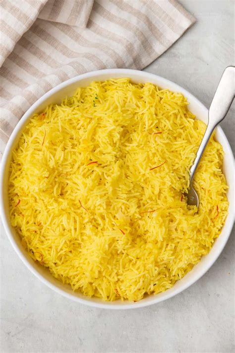 Saffron Rice - Feel Good Foodie