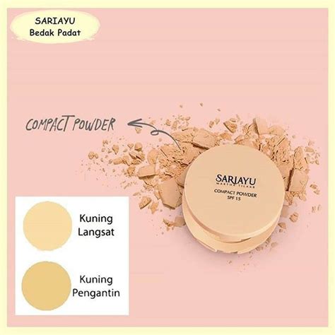 Jual Sariayu Compact Powder SPF 15 Bedak Padat Sariayu Kuning Langsat