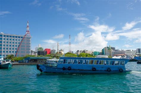 City of Male Island of Maldives View from the Ocean Stock Photo - Image ...