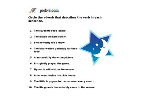 Identifying Adverbs Worksheet 2nd Grade