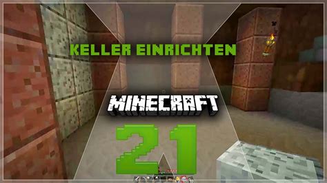 MINECRAFT 21 DEUTSCH HD Keller Einrichten YouTube