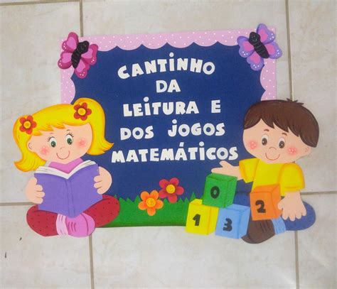 Molde Cantinho Da Leitura - Moldes De Cantinho Da Leitura Para Imprimir - RETOEDU