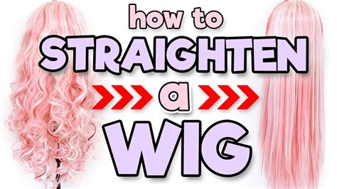 How To Straighten A Wig Alexas Wig Series 5 Youtube