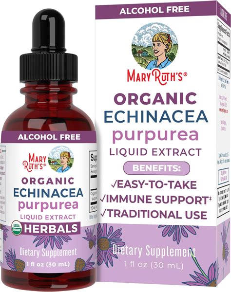 Herb Pharm Certified Organic Super Echinacea Liquid Extract For Active Immune System