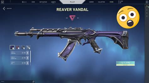 I Got The Reaver Vandal In My Shop Valorant Youtube