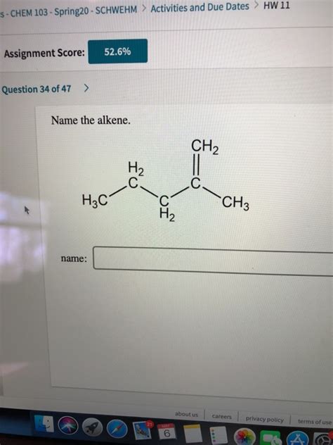 Solved Chem Spring Schwehm Activities And Due Chegg