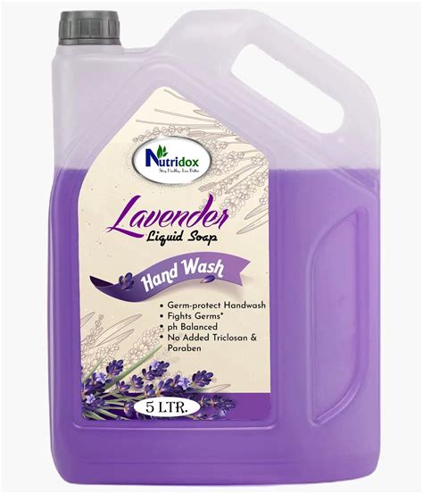 Nutridox Hand Wash Liquid Refill Lavender Chamomile Fragrance L