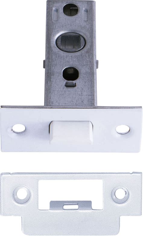 Защелка дверная межкомнатная с пластик/яз. 45*20 NYLON WHITE MATT ...