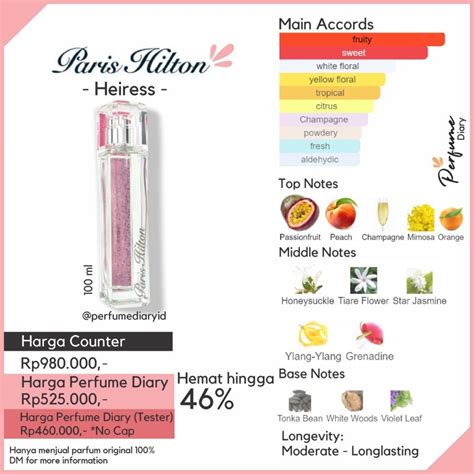 Jual Paris Hilton Heiress 100 Ml Shopee Indonesia