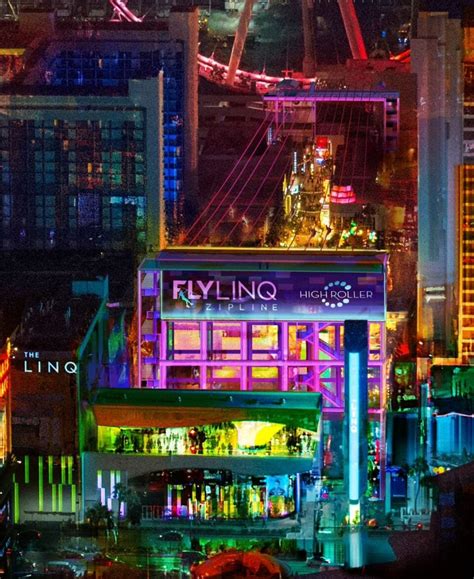 Caesars LINQ Promenade Unveils Plans for First Zipline on Las Vegas Strip