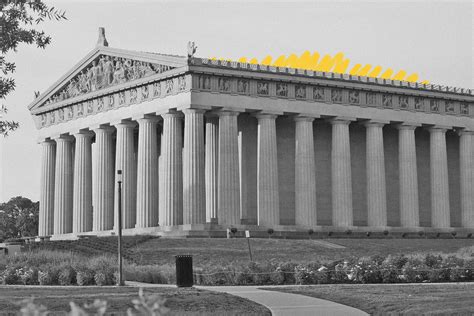 A full-scale replica of the Parthenon was built in Nashville. — History ...