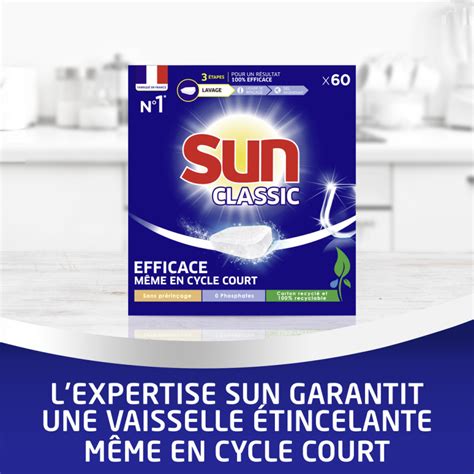 X Tablettes Lave Vaisselle Sun Classic Efficacit Brillance